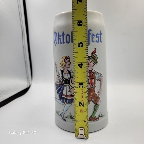 Ceramarte Oktoberfest Stein with Dancer Graphics - Picture 4 of 5